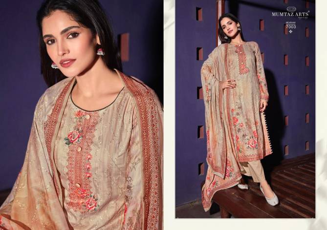 Mumtaz Mehraam Jam Satin Casual Daily Wear Designer Dress Material Collection